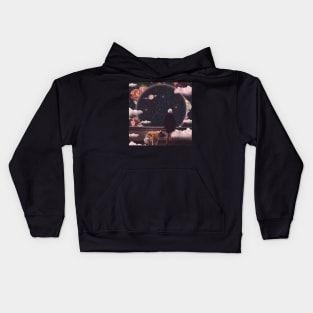 Starry Rooftop Kids Hoodie